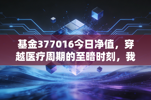 基金377016今日净值，穿越医疗周期的至暗时刻，我们该如何安放焦虑？