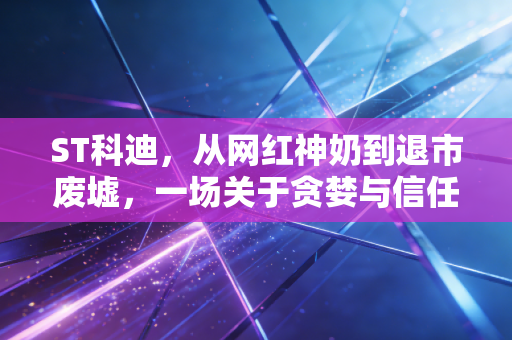 ST科迪，从网红神奶到退市废墟，一场关于贪婪与信任的残酷教育