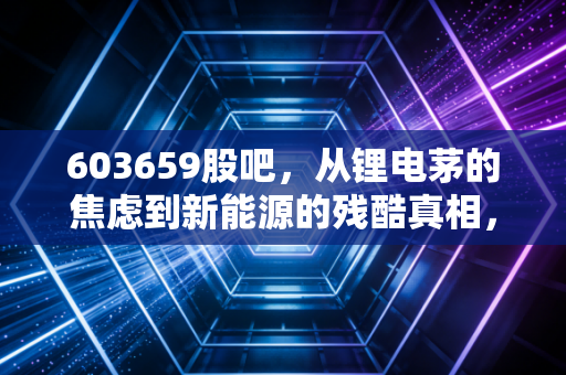 603659股吧，从锂电茅的焦虑到新能源的残酷真相，我们该如何守住钱袋子？