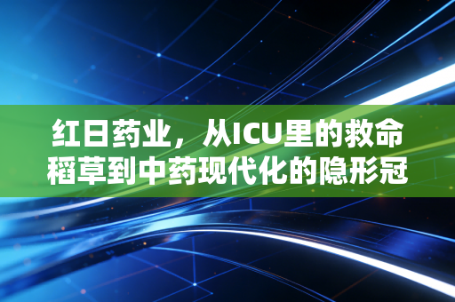 红日药业，从ICU里的救命稻草到中药现代化的隐形冠军，这匹老白马还能跑多远？