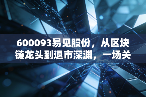 600093易见股份，从区块链龙头到退市深渊，一场关于贪婪与遗忘的警示录