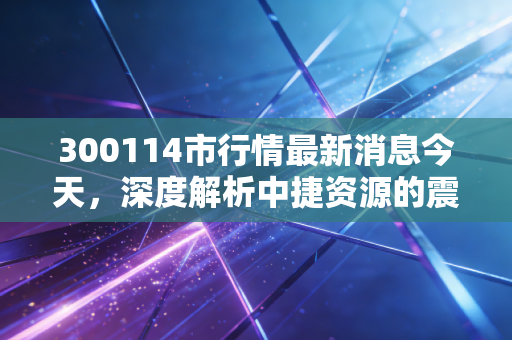 300114市行情最新消息今天，深度解析中捷资源的震荡与机遇，散户该如何自处？