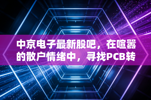 中京电子最新股吧，在喧嚣的散户情绪中，寻找PCB转型的真实价值
