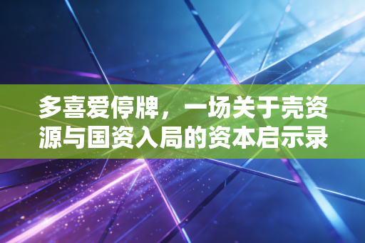 多喜爱停牌,一场关于壳资源与国资入局的资本启示录