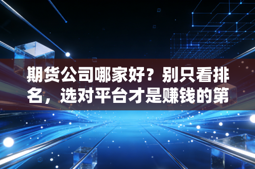 期货公司哪家好？别只看排名，选对平台才是赚钱的第一步