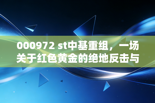 000972 st中基重组，一场关于红色黄金的绝地反击与资本救赎