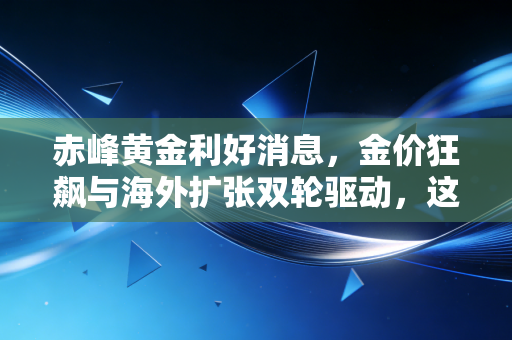 赤峰黄金利好消息，金价狂飙与海外扩张双轮驱动，这只黄金股为何值得你重点关注？