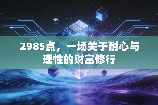 2985点,一场关于耐心与理性的财富修行