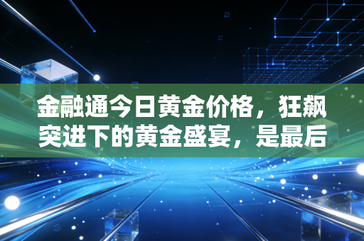 金融通今日黄金价格，狂飙突进下的黄金盛宴，是最后的上车机会还是泡沫的狂欢？