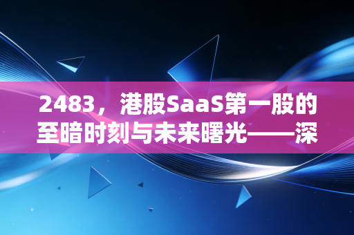 2483，港股SaaS第一股的至暗时刻与未来曙光——深度解析北森控股的投资价值