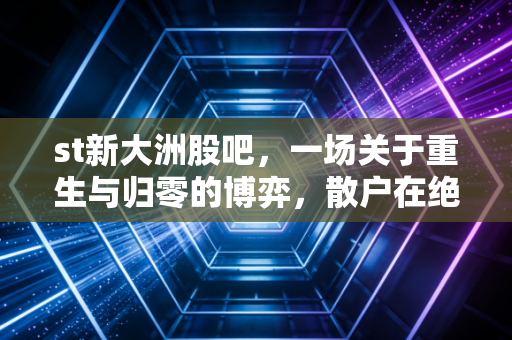 st新大洲股吧，一场关于重生与归零的博弈，散户在绝望中寻找微光