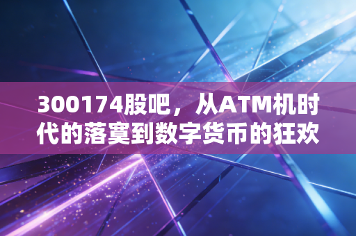 300174股吧，从ATM机时代的落寞到数字货币的狂欢，散户在御银股份上究竟赌什么？