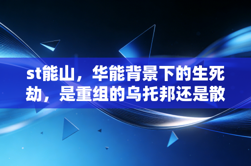 st能山,华能背景下的生死劫,是重组的乌托邦还是散户的修罗场?
