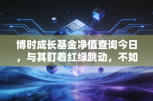 博时成长基金净值查询今日，与其盯着红绿跳动，不如读懂成长的逻辑