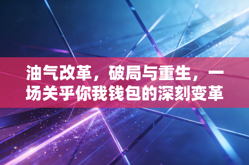 油气改革,破局与重生,一场关乎你我钱包的深刻变革
