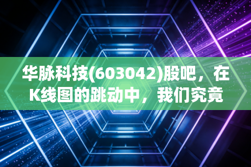 华脉科技(603042)股吧，在K线图的跳动中，我们究竟在期待什么？
