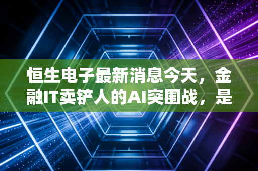 恒生电子最新消息今天，金融IT卖铲人的AI突围战，是虚火还是真金？