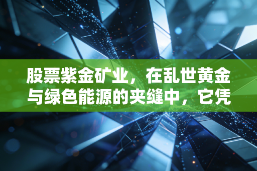 股票紫金矿业,在乱世黄金与绿色能源的夹缝中,它凭什么成为A股的矿茅?