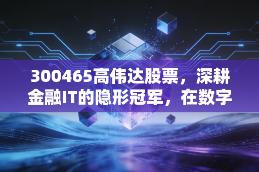 300465高伟达股票,深耕金融IT的隐形冠军,在数字化浪潮中能否迎来第二春?