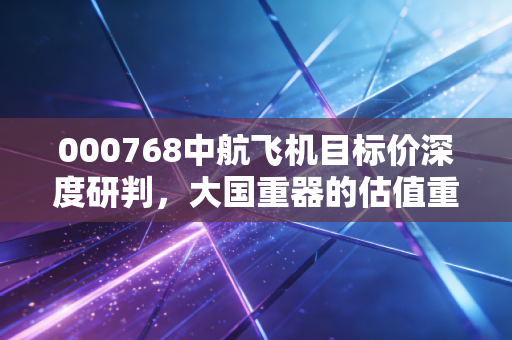 000768中航飞机目标价深度研判,大国重器的估值重构与长线持有的底气