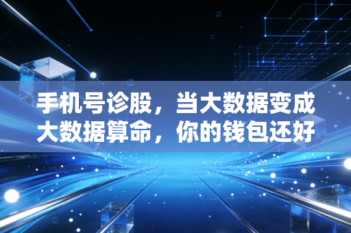 手机号诊股,当大数据变成大数据算命,你的钱包还好吗?
