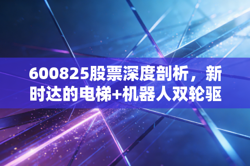 600825股票深度剖析,新时达的电梯+机器人双轮驱动,是困境反转还是昙花一现?