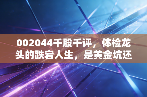 002044千股千评，体检龙头的跌宕人生，是黄金坑还是深水区？
