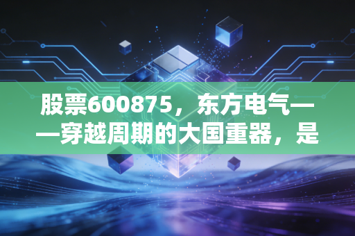 股票600875，东方电气——穿越周期的大国重器，是稳健底仓还是潜伏机会？