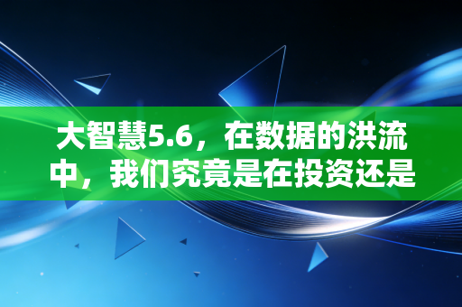 大智慧5.6，在数据的洪流中，我们究竟是在投资还是在赌博？