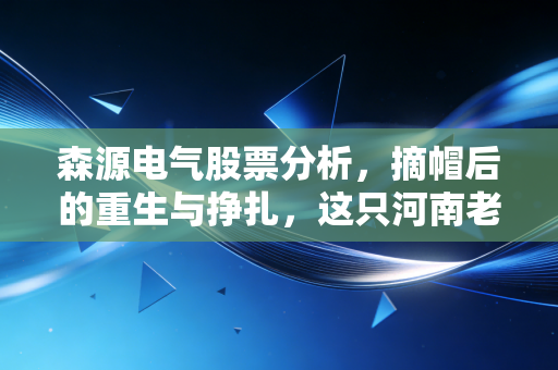 森源电气股票分析,摘帽后的重生与挣扎,这只河南老将到底值不值得赌一把?