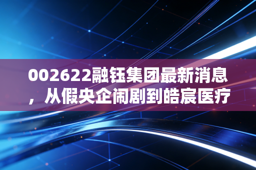 002622融钰集团最新消息，从假央企闹剧到皓宸医疗的转型迷途，中小投资者还能等到黎明吗？