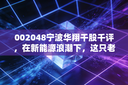 002048宁波华翔千股千评，在新能源浪潮下，这只老牌汽配股还能打吗？