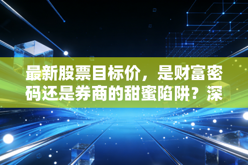 最新股票目标价,是财富密码还是券商的甜蜜陷阱?深度剖析背后的博弈