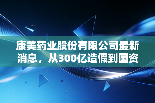 康美药业股份有限公司最新消息，从300亿造假到国资入主，这家不死鸟还能飞多远？