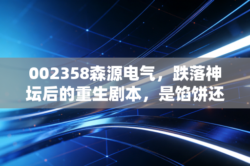 002358森源电气,跌落神坛后的重生剧本,是馅饼还是陷阱?