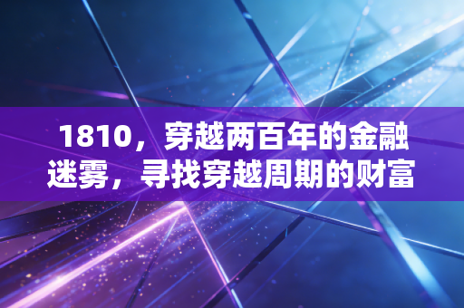 1810，穿越两百年的金融迷雾，寻找穿越周期的财富密码