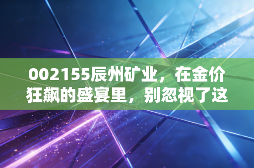 002155辰州矿业，在金价狂飙的盛宴里，别忽视了这位低调的锑王