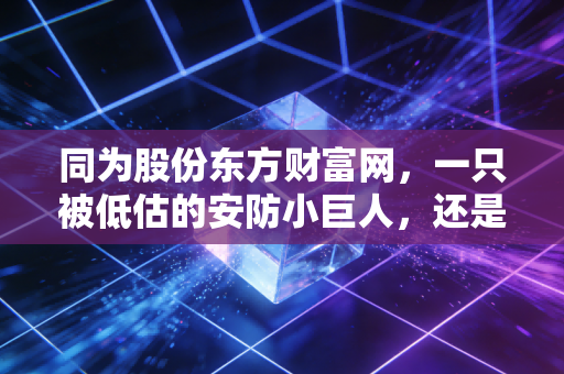 同为股份东方财富网，一只被低估的安防小巨人，还是资本市场的情绪过山车？