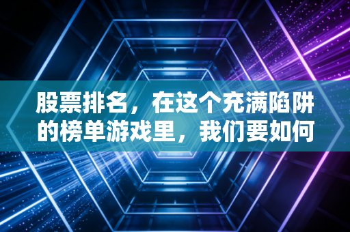 股票排名，在这个充满陷阱的榜单游戏里，我们要如何找到真正的印钞机？