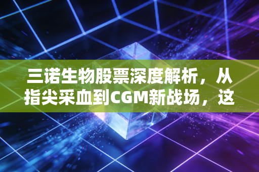 三诺生物股票深度解析，从指尖采血到CGM新战场，这只甜蜜赛道的隐形冠军还能甜多久？