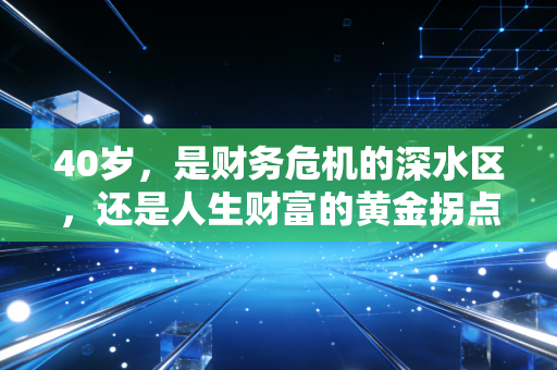 40岁，是财务危机的深水区，还是人生财富的黄金拐点？