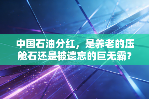 中国石油分红，是养老的压舱石还是被遗忘的巨无霸？深度解析背后的财富逻辑