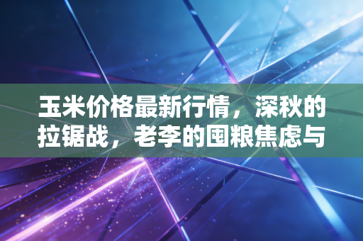 玉米价格最新行情，深秋的拉锯战，老李的囤粮焦虑与资本的暗流涌动