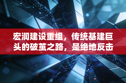 宏润建设重组，传统基建巨头的破茧之路，是绝地反击还是资本狂欢？