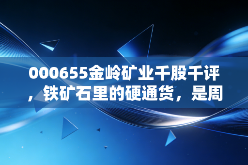000655金岭矿业千股千评,铁矿石里的硬通货,是周期陷阱还是价值洼地?