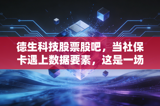 德生科技股票股吧，当社保卡遇上数据要素，这是一场耐心的长跑
