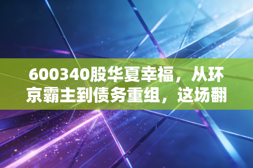 600340股华夏幸福，从环京霸主到债务重组，这场翻身仗到底还有多少胜算？