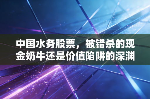 中国水务股票，被错杀的现金奶牛还是价值陷阱的深渊？