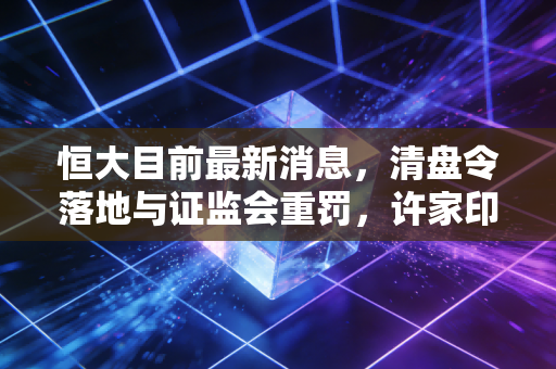 恒大目前最新消息，清盘令落地与证监会重罚，许家印的万亿帝国是如何彻底崩塌的？