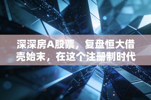 深深房A股票，复盘恒大借壳始末，在这个注册制时代它还有戏吗？